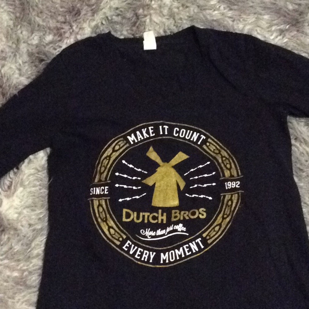 To Dutch Bros longsleeve shirts